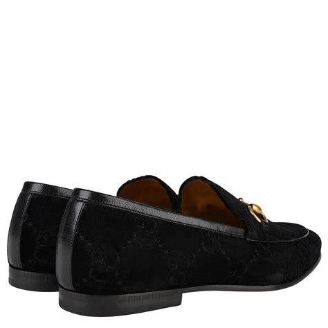 gucci loafers velvet black